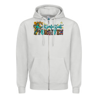 Dove Grey not perfect just forgıven Zipper Hoodie - AdoDesignShop