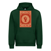 Forest Green democratic socialist Urban Hoodie - linhVisuals