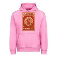Fuchsia Pink democratic socialist Urban Hoodie - linhVisuals