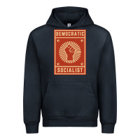 Navy democratic socialist Urban Hoodie - linhVisuals