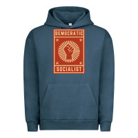 Pigment Midnight Navy democratic socialist Urban Hoodie - linhVisuals