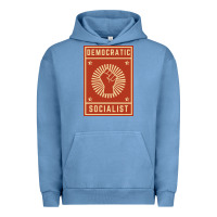 Pigment Pebble Blue democratic socialist Urban Hoodie - linhVisuals