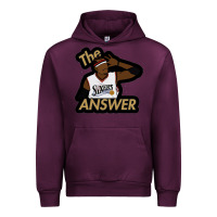 Mauve Wine sixers the answer Urban Hoodie - linhVisuals