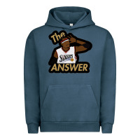 Pigment Midnight Navy sixers the answer Urban Hoodie - linhVisuals