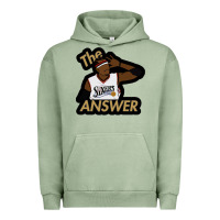 Pigment Oil Green sixers the answer Urban Hoodie - linhVisuals