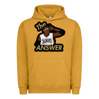 Pigment Peanut Butter sixers the answer Urban Hoodie - linhVisuals