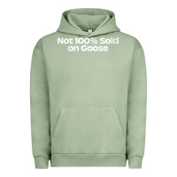 Pigment Oil Green womens not 100 sold on goose v neck t shirt Urban Hoodie - linhVisuals