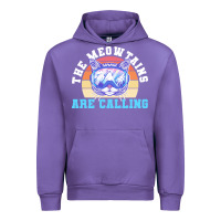 Tulip skiing t  shirt ski goggles cat the meowtains are calling skier winter Urban Hoodie - linhVisuals