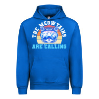 Cobalt skiing t  shirt ski goggles cat the meowtains are calling skier winter Urban Hoodie - linhVisuals