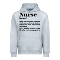 Heather Grey nurse Urban Hoodie - linhVisuals