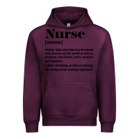 Mauve Wine nurse Urban Hoodie - linhVisuals