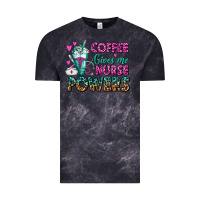 Cloud Black Coffee Gives Me Nurse Powers Vintage Tee - FaDigitalArtStudio