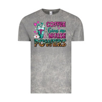 Cloud Rock Coffee Gives Me Nurse Powers Vintage Tee - FaDigitalArtStudio
