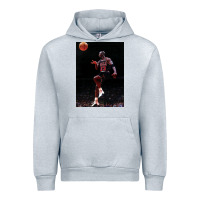 Heather Grey Michael JorDunk Urban Hoodie - linhVisuals
