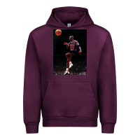 Mauve Wine Michael JorDunk Urban Hoodie - linhVisuals