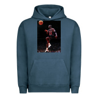 Pigment Midnight Navy Michael JorDunk Urban Hoodie - linhVisuals