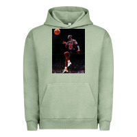 Pigment Oil Green Michael JorDunk Urban Hoodie - linhVisuals