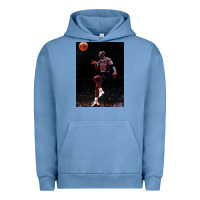 Pigment Pebble Blue Michael JorDunk Urban Hoodie - linhVisuals