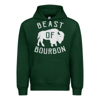 Forest Green beast of bourbon drinking whiskey design bison buffalo party t shirt Urban Hoodie - linhVisuals