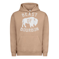 Pigment Burro beast of bourbon drinking whiskey design bison buffalo party t shirt Urban Hoodie - linhVisuals