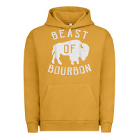 Pigment Peanut Butter beast of bourbon drinking whiskey design bison buffalo party t shirt Urban Hoodie - linhVisuals