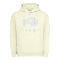 Pigment Pistachio beast of bourbon drinking whiskey design bison buffalo party t shirt Urban Hoodie - linhVisuals