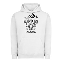 Pigment Lunar Rock the mountains are calling and i must go   black Urban Hoodie - linhVisuals