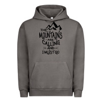 Pigment Tornado the mountains are calling and i must go   black Urban Hoodie - linhVisuals