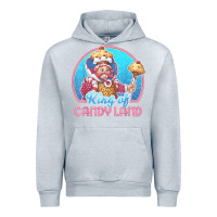 Heather Grey candy land king of candy land portrait t shirt Urban Hoodie - linhVisuals