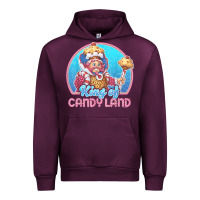 Mauve Wine candy land king of candy land portrait t shirt Urban Hoodie - linhVisuals