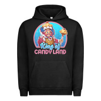 Pigment Black candy land king of candy land portrait t shirt Urban Hoodie - linhVisuals