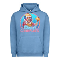 Pigment Pebble Blue candy land king of candy land portrait t shirt Urban Hoodie - linhVisuals