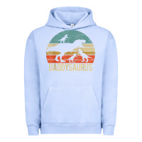 Pigment Grape Ice daddy dinosaur daddysaurus 3 three kids xmas christmas gift t shirt Urban Hoodie - linhVisuals