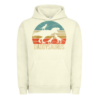 Pigment Pistachio daddy dinosaur daddysaurus 3 three kids xmas christmas gift t shirt Urban Hoodie - linhVisuals