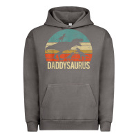 Pigment Tornado daddy dinosaur daddysaurus 3 three kids xmas christmas gift t shirt Urban Hoodie - linhVisuals