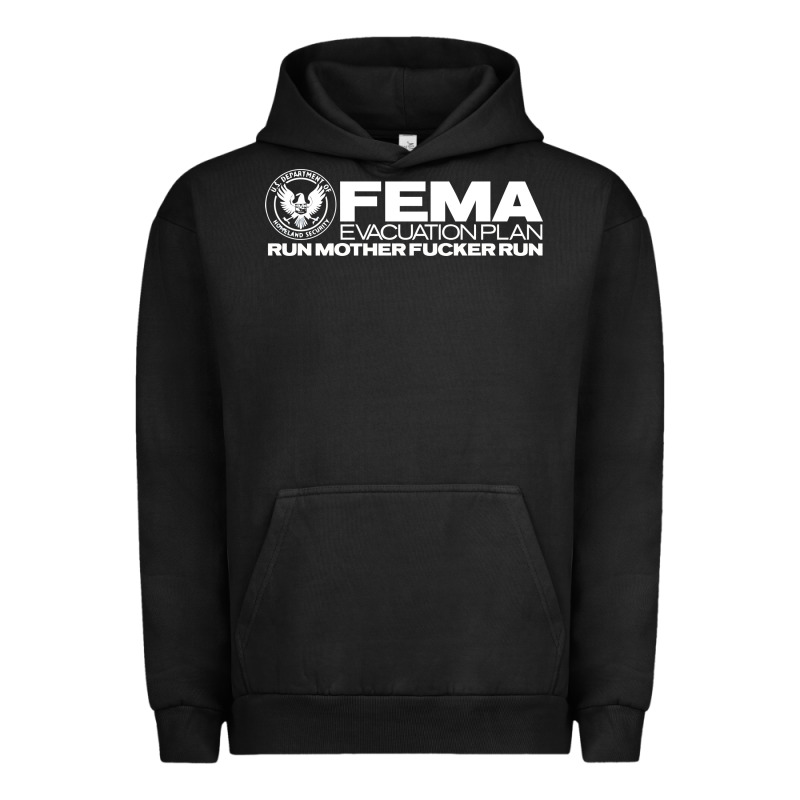 Fema Evacuation Plan Urban Hoodie by linhVisuals | Teevron