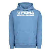 Pigment Pebble Blue fema evacuation plan Urban Hoodie - linhVisuals