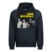 Navy iron butterfly Urban Hoodie - linhVisuals
