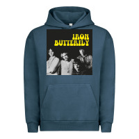 Pigment Midnight Navy iron butterfly Urban Hoodie - linhVisuals