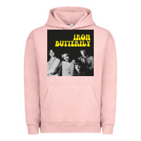 Pigment Salmon iron butterfly Urban Hoodie - linhVisuals