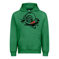 Emerald Turbo Urban Hoodie - linhVisuals