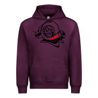 Mauve Wine Turbo Urban Hoodie - linhVisuals