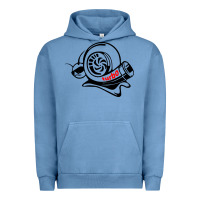 Pigment Pebble Blue Turbo Urban Hoodie - linhVisuals