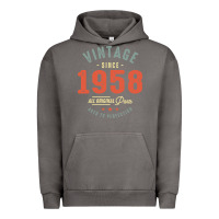 Pigment Tornado Vintage Since 1958 - 64th Birthday Retro Classic Urban Hoodie - linhVisuals