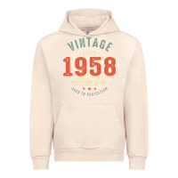 Sandshell Vintage Since 1958 - 64th Birthday Retro Classic Urban Hoodie - linhVisuals