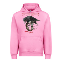 Fuchsia Pink In This Moment Blood Urban Hoodie - linhVisuals