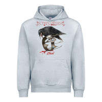 Heather Grey In This Moment Blood Urban Hoodie - linhVisuals