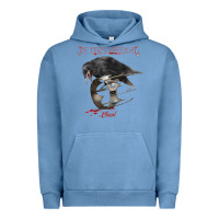 Pigment Pebble Blue In This Moment Blood Urban Hoodie - linhVisuals