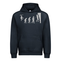 Navy funny rock climbing evolution Urban Hoodie - linhVisuals