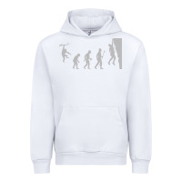 White funny rock climbing evolution Urban Hoodie - linhVisuals